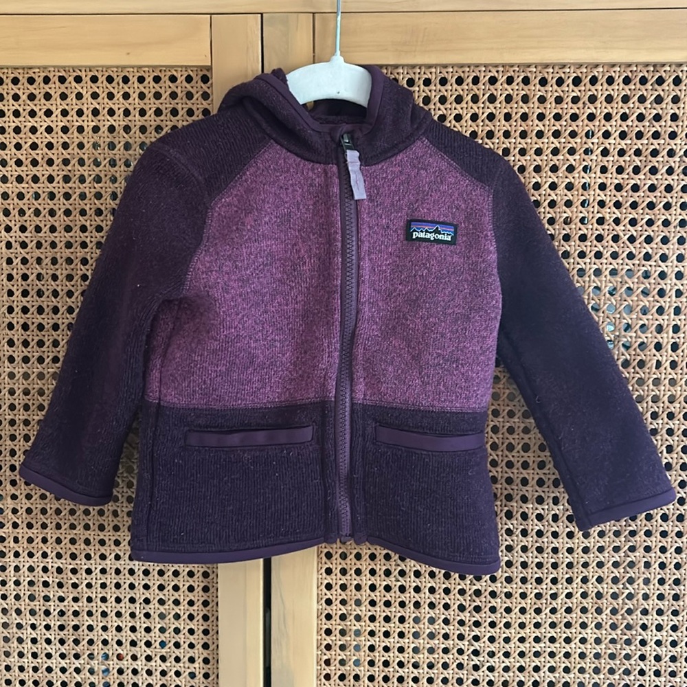 Toddler Purple Zip Better Sweater 12-18 Months